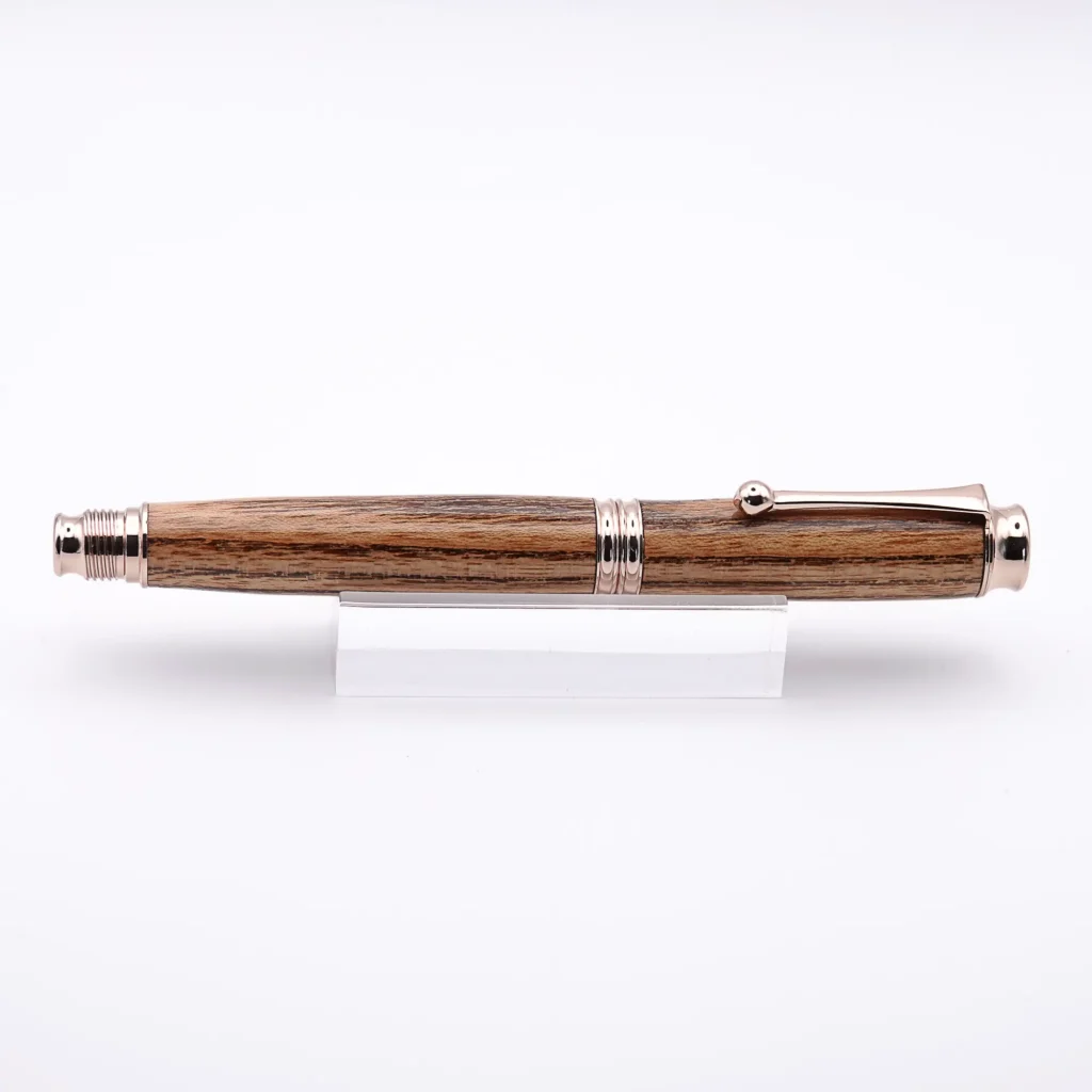 Kentucky Coffee Tree Fountain Pen with Rose Gold Plated Fittings (667)