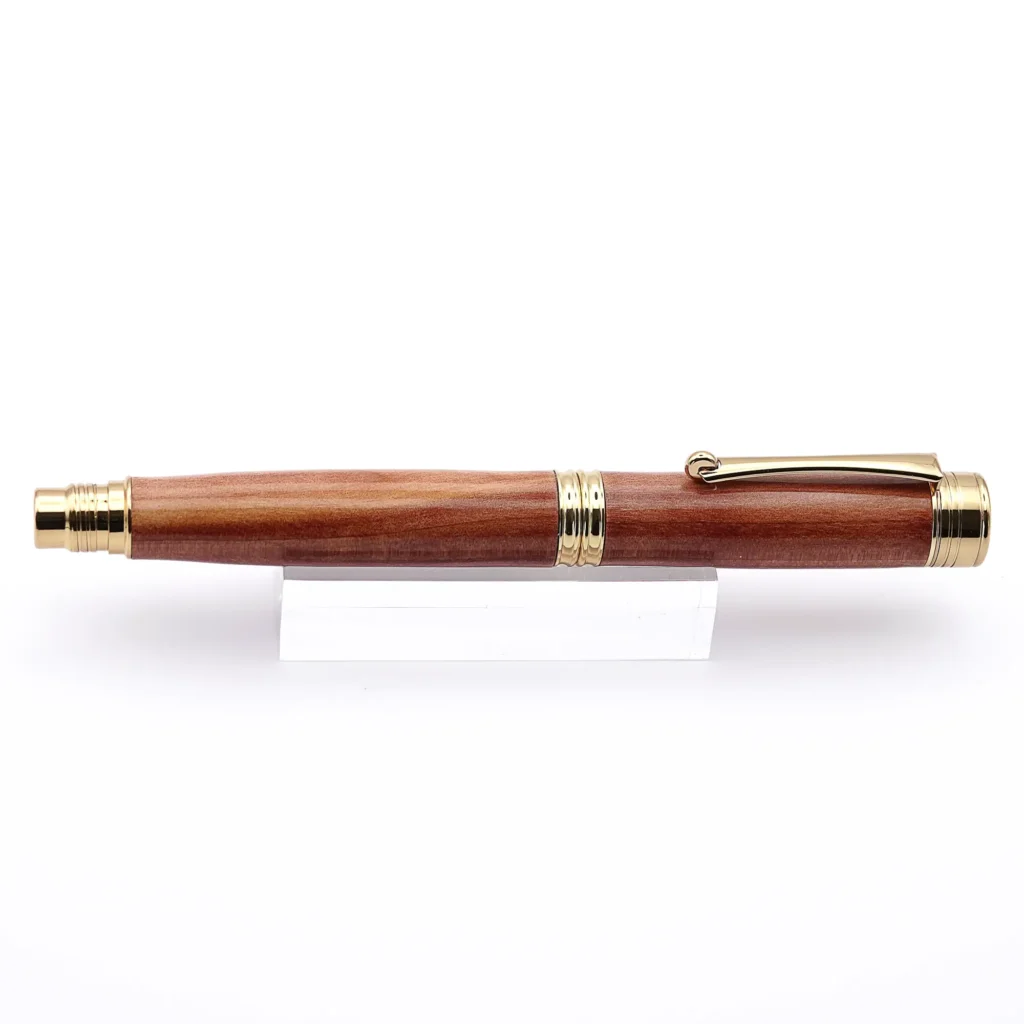 Cedar Fountain Pen with Gold Plated Fittings (796)