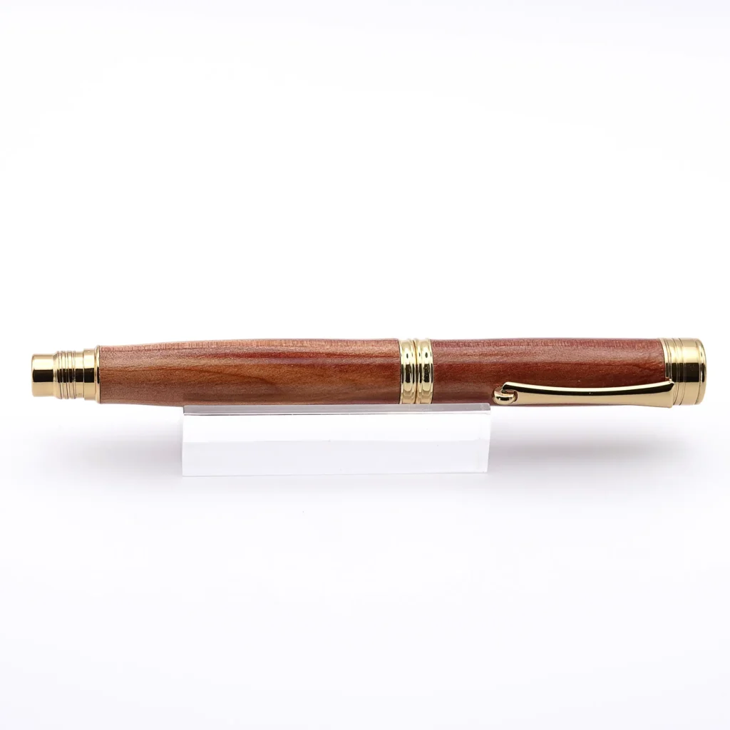 Cedar Fountain Pen with Gold Plated Fittings (796)