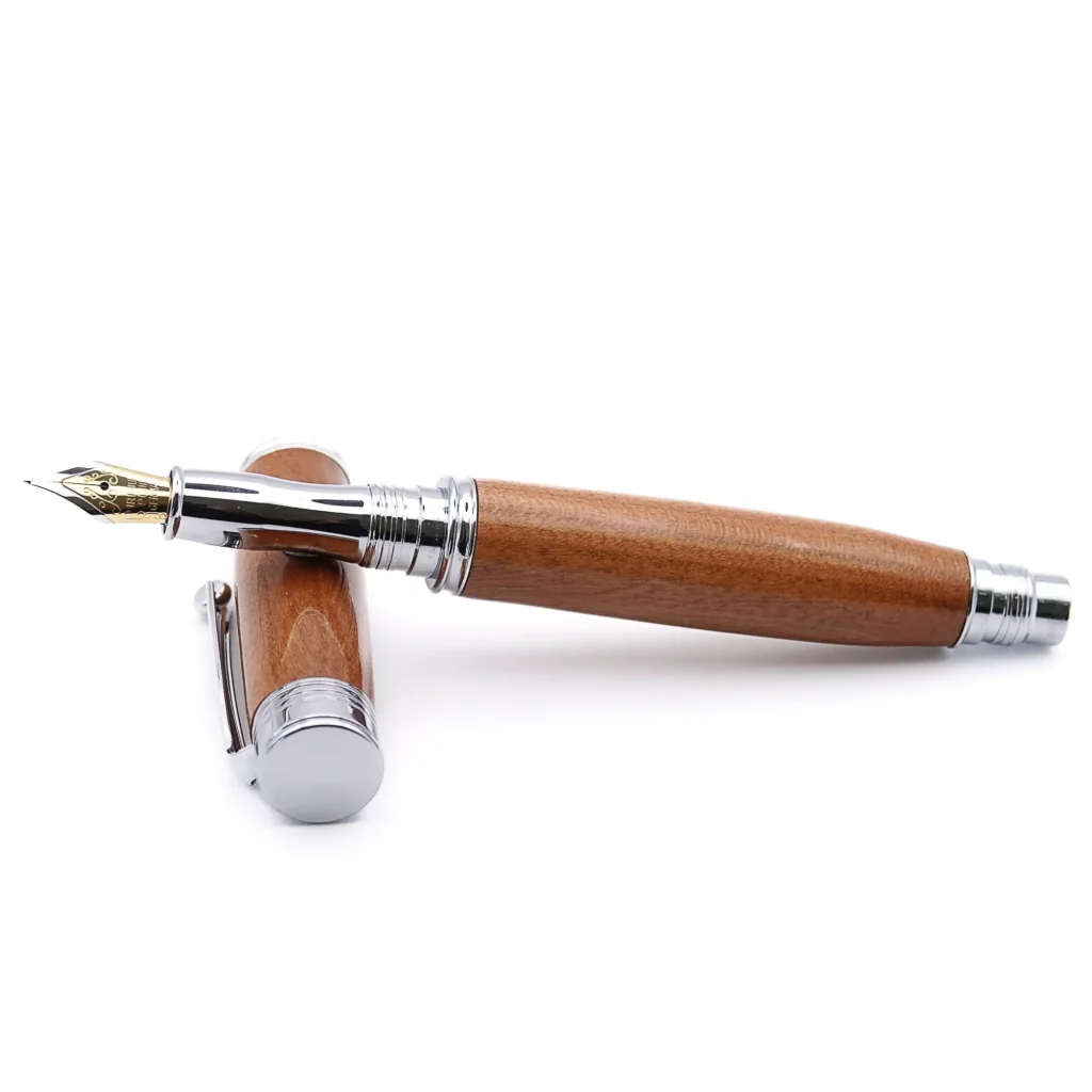 Cherry Fountain Pen with Chrome Plated Fittings (945)