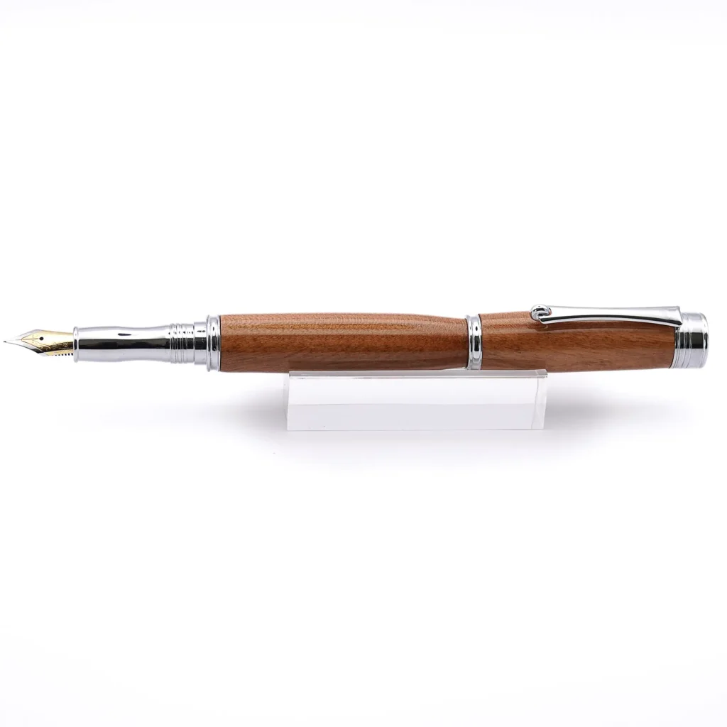 Cherry Fountain Pen with Chrome Plated Fittings (945)