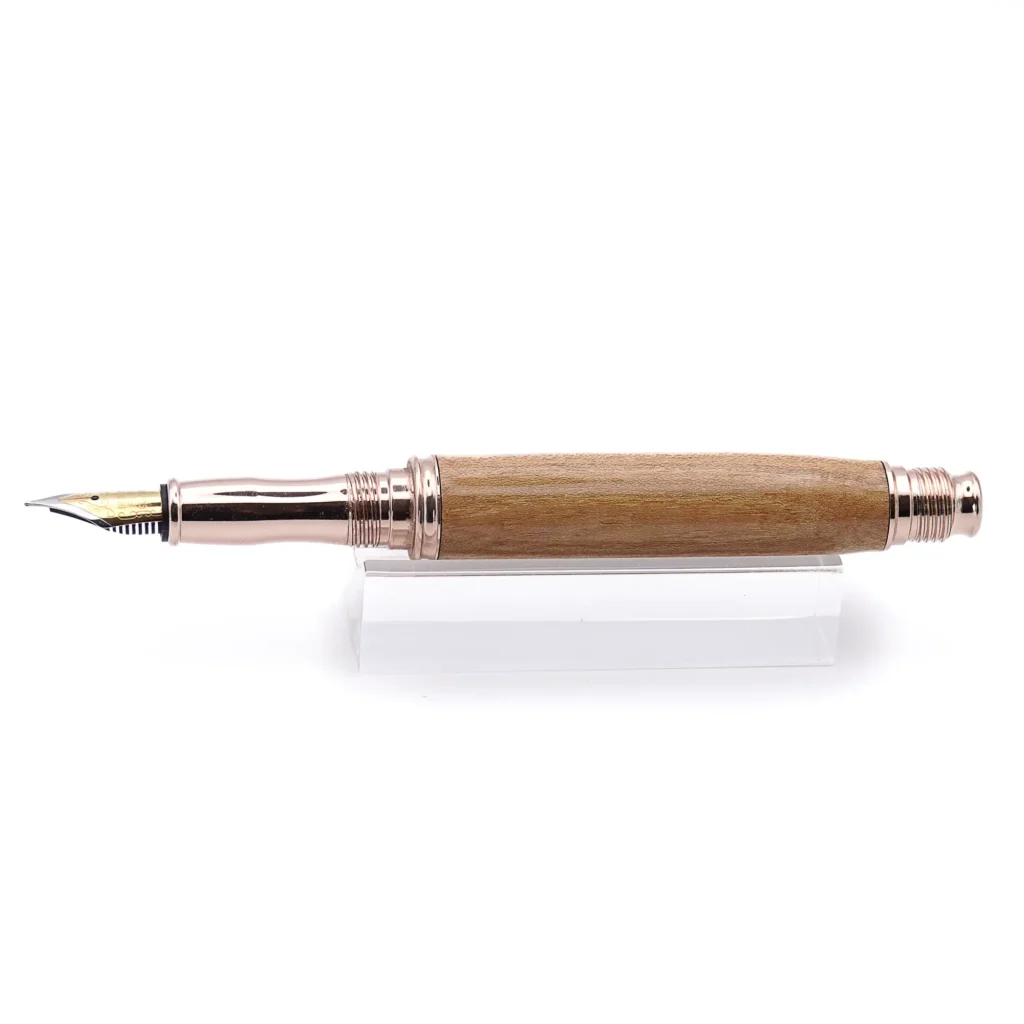 English Elm Fountain Pen with Rose Gold Plated Fittings (949)