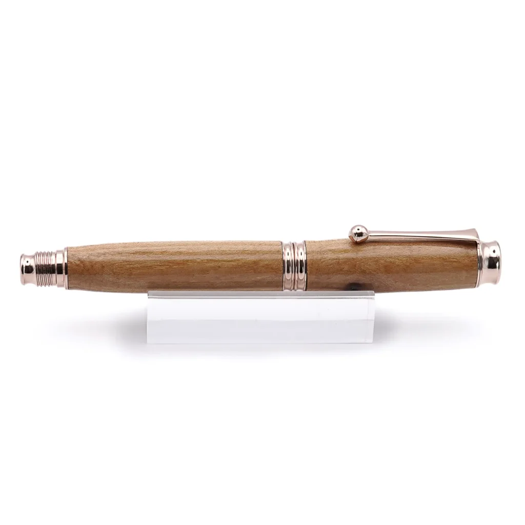 English Elm Fountain Pen with Rose Gold Plated Fittings (949)