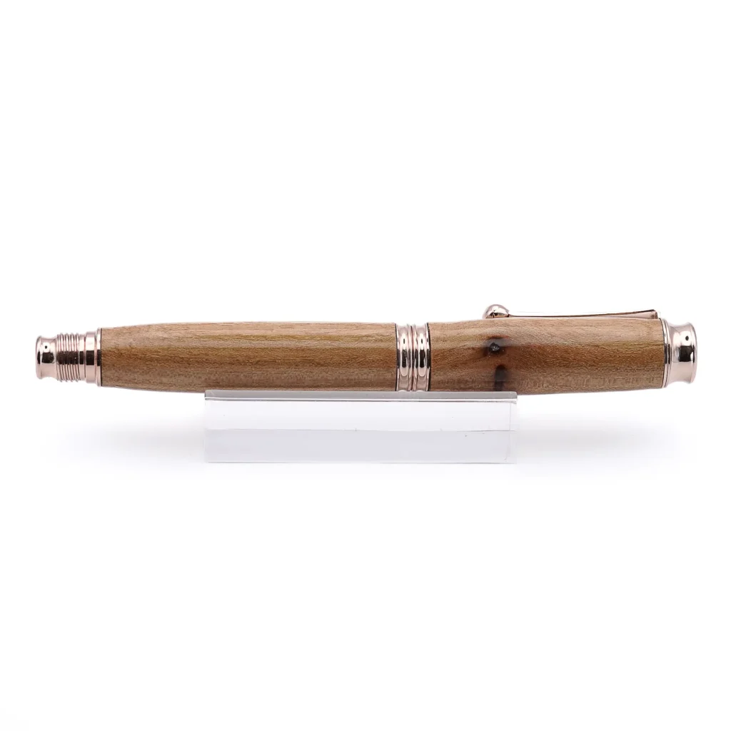 English Elm Fountain Pen with Rose Gold Plated Fittings (949)