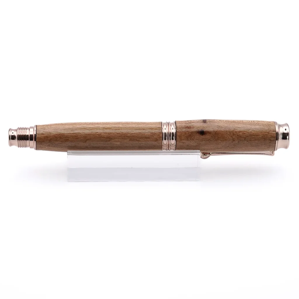 English Elm Fountain Pen with Rose Gold Plated Fittings (949)