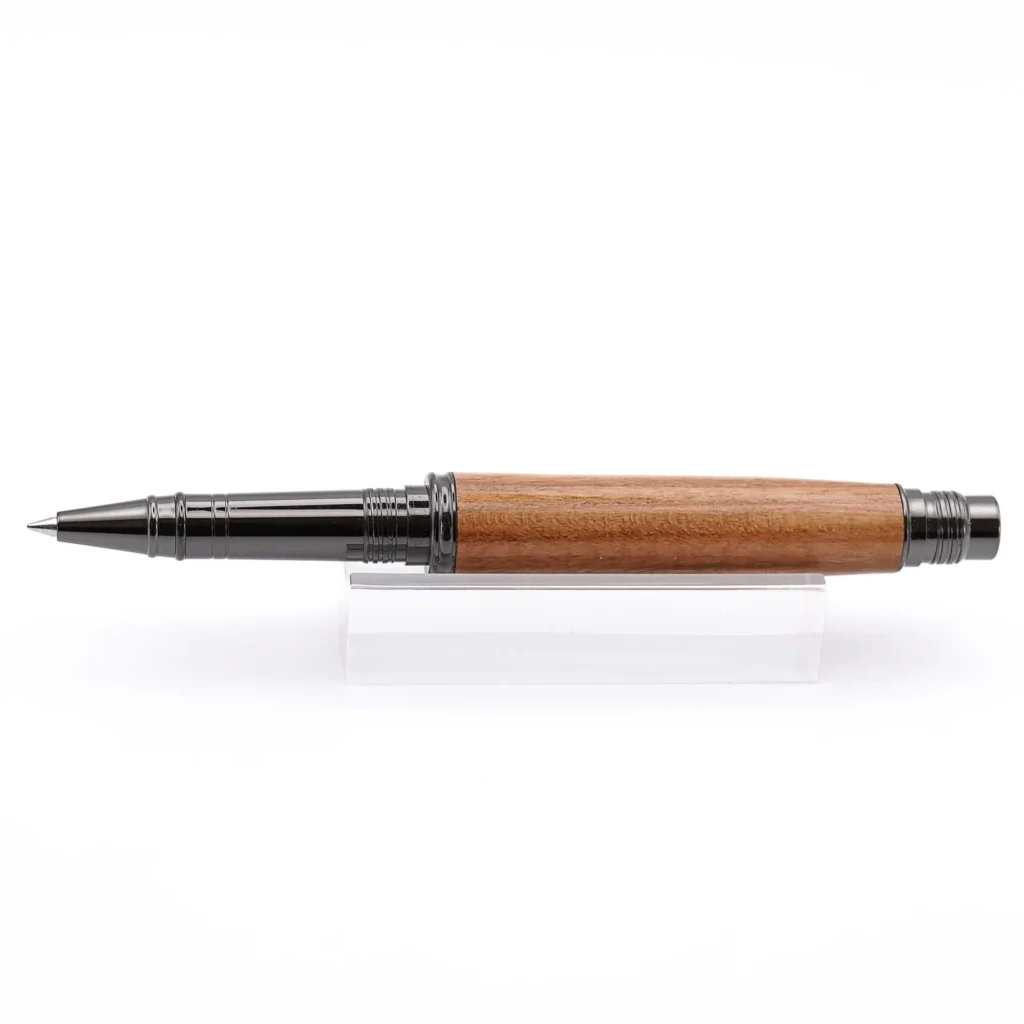 Cherry Rollerball Pen with Gun Metal Fittings (962)