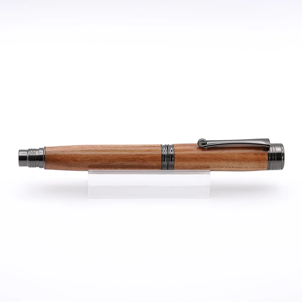 Cherry Rollerball Pen with Gun Metal Fittings (962)