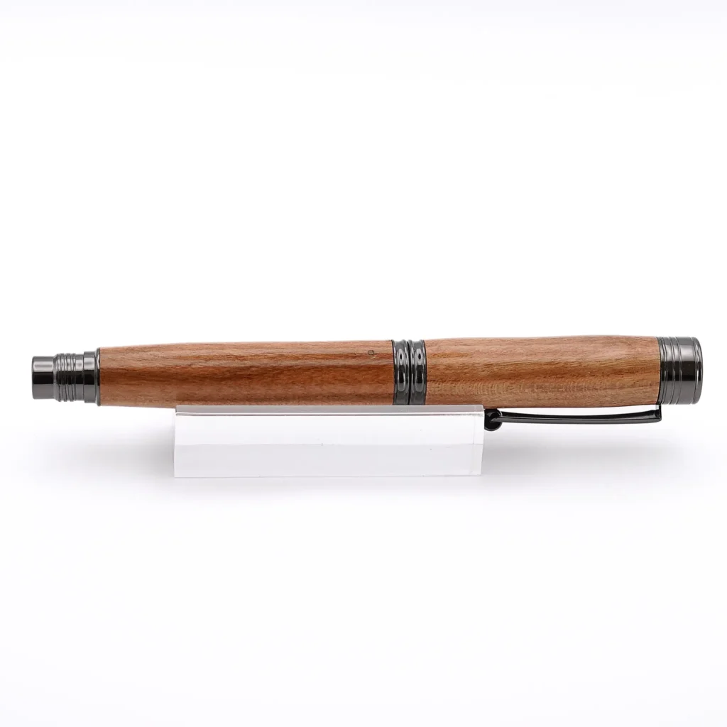 Cherry Rollerball Pen with Gun Metal Fittings (962)
