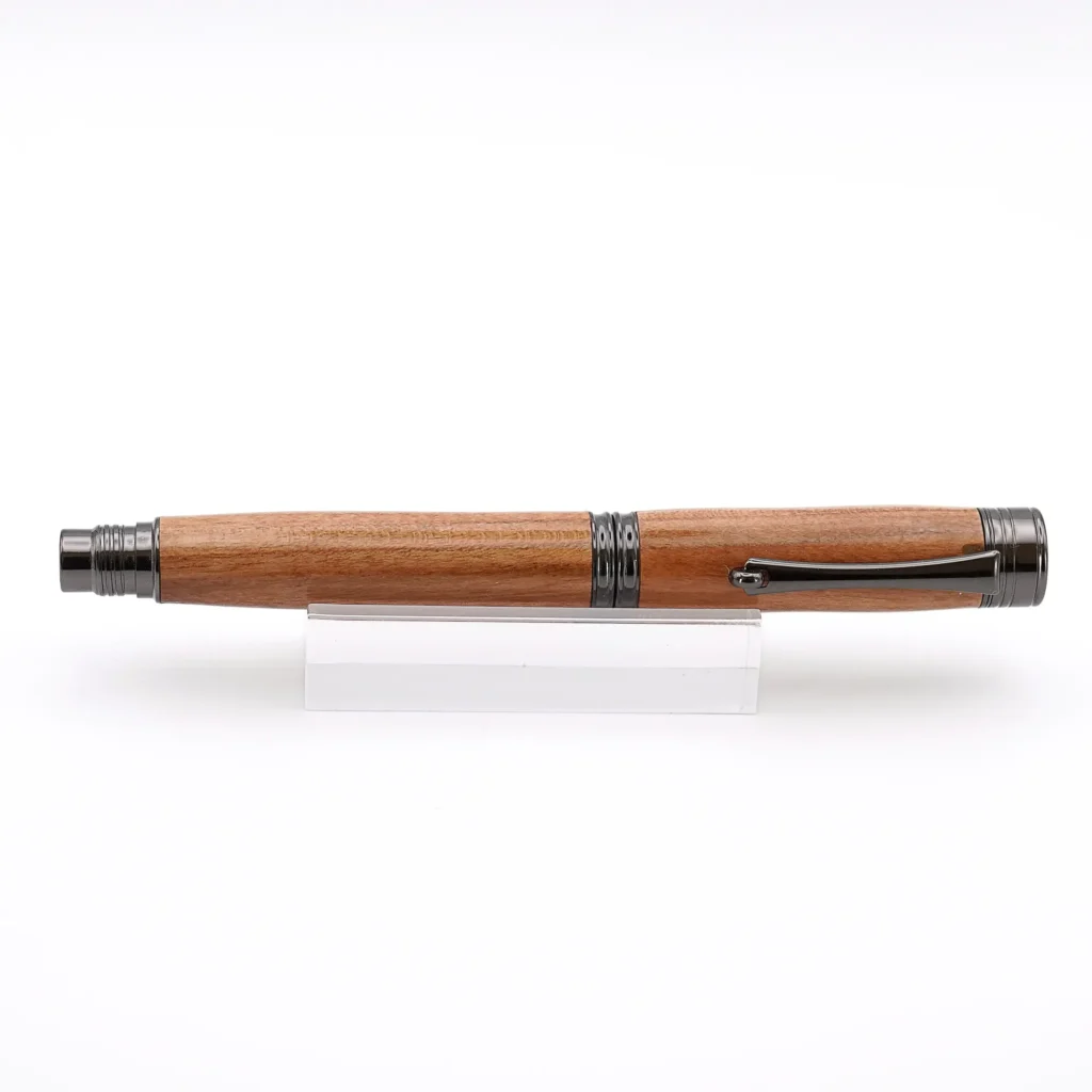 Cherry Rollerball Pen with Gun Metal Fittings (962)