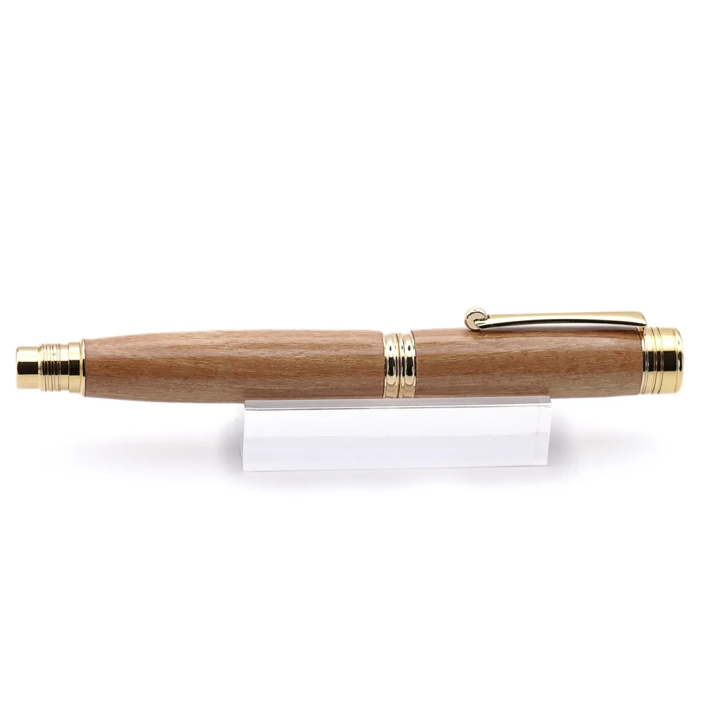 Walnut Rollerball Pen with Gold Plated Fittings (963)