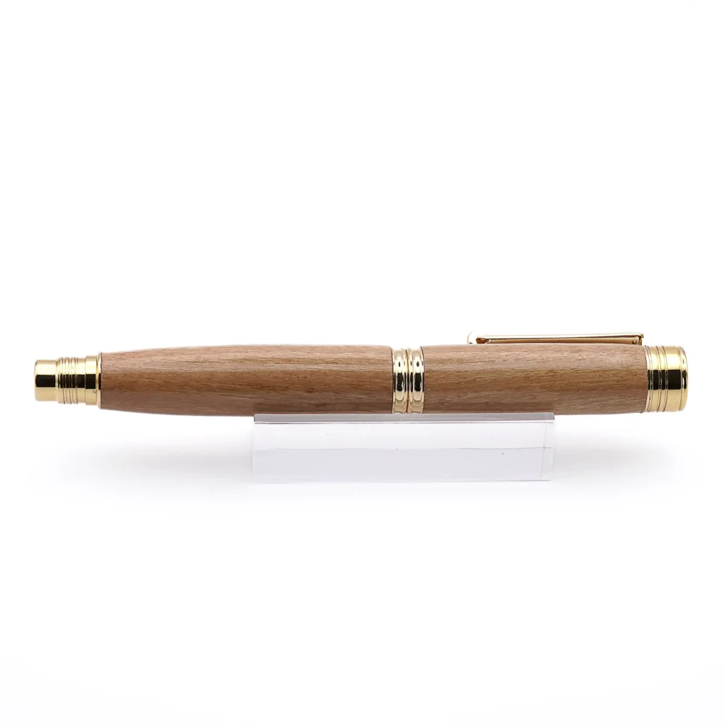 Walnut Rollerball Pen with Gold Plated Fittings (963)