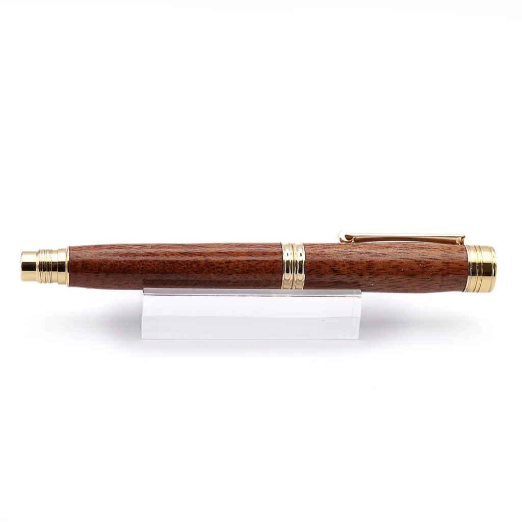 Mahogany Rollerball Pen with Gold Plated Fittings (988)