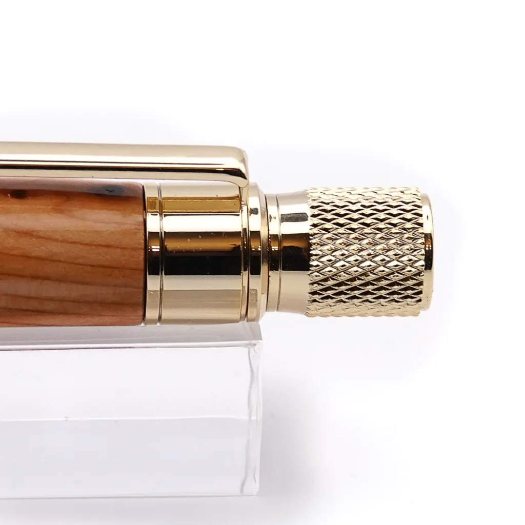 Yew Industrial Ballpoint with Gold Plated Fittings (999)