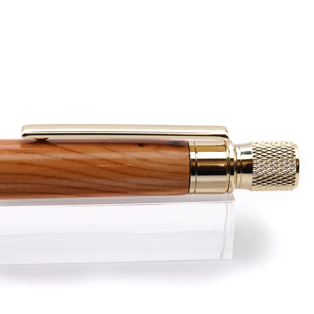 Yew Industrial Ballpoint with Gold Plated Fittings (999)