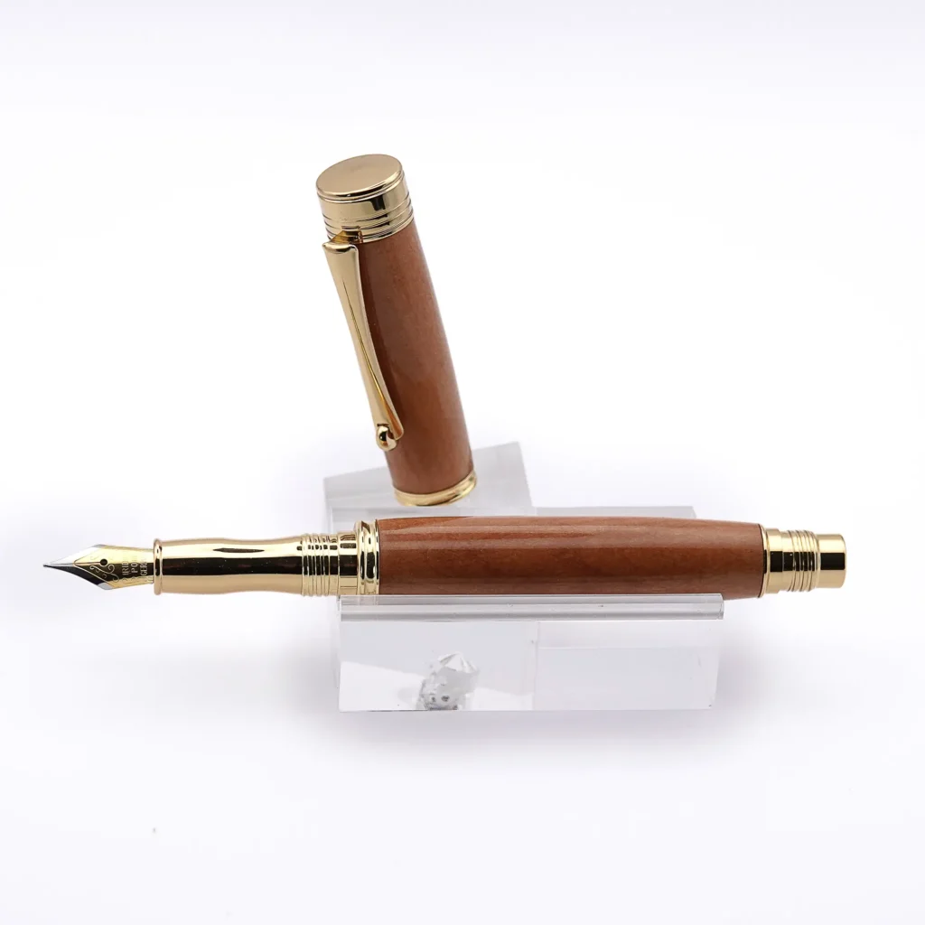 Apple Fountain Pen with Gold Plated Fittings (1007)