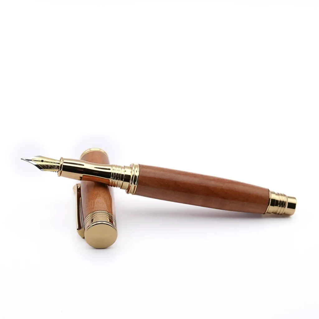 Apple Fountain Pen with Gold Plated Fittings (1007)