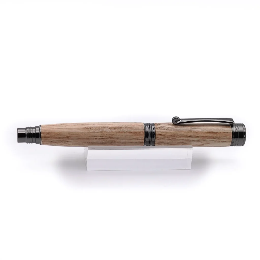 Sweet Chestnut Fountain Pen with Gun Metal Fittings (1008)
