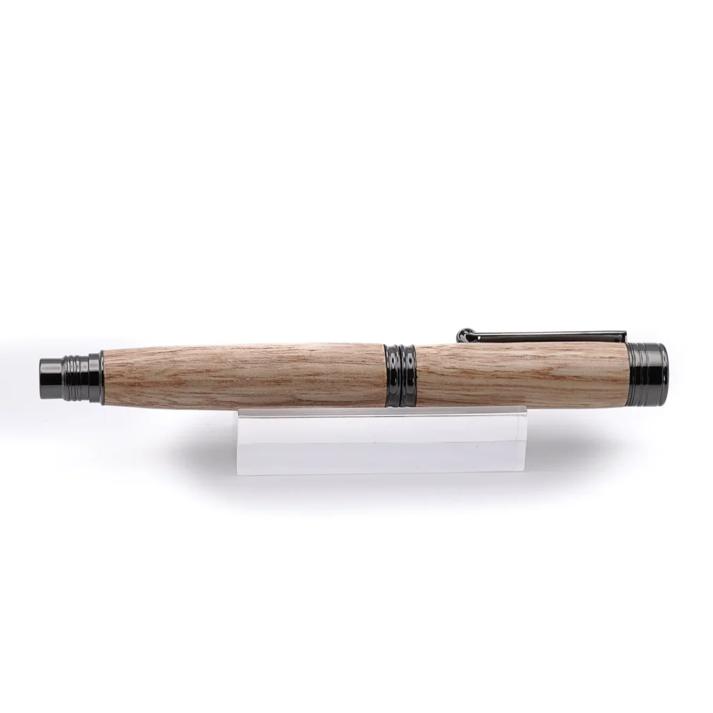 Sweet Chestnut Fountain Pen with Gun Metal Fittings (1008)