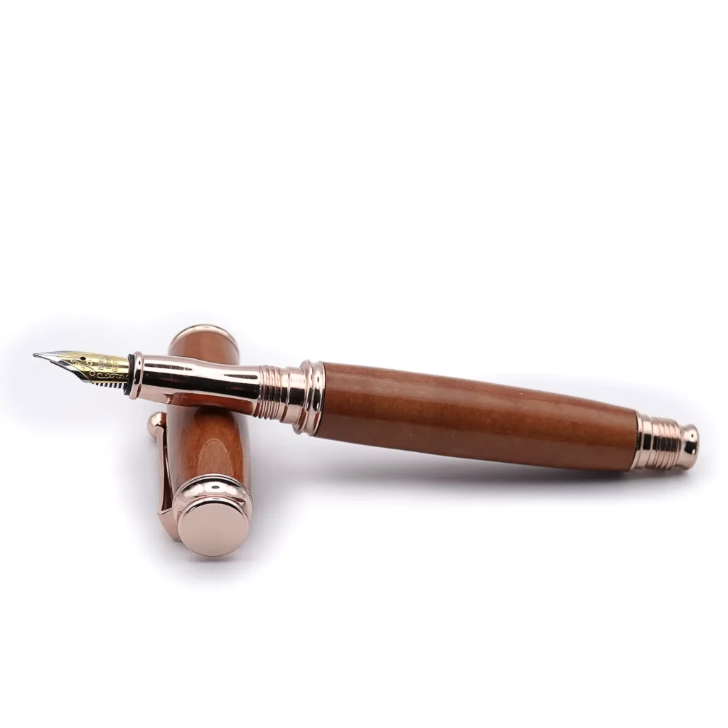 Pear Fountain Pen with Rose Gold Plated Fittings (1009)