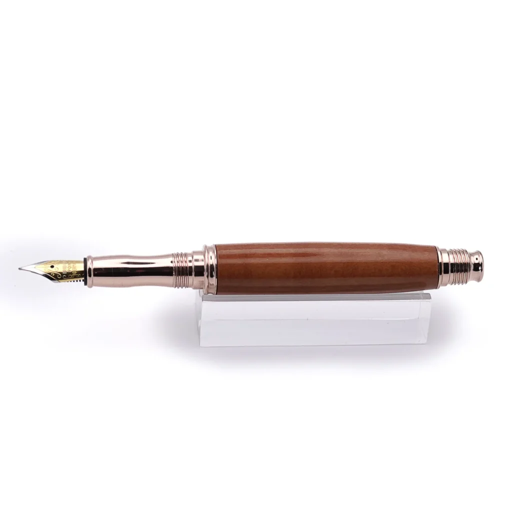 Pear Fountain Pen with Rose Gold Plated Fittings (1009)