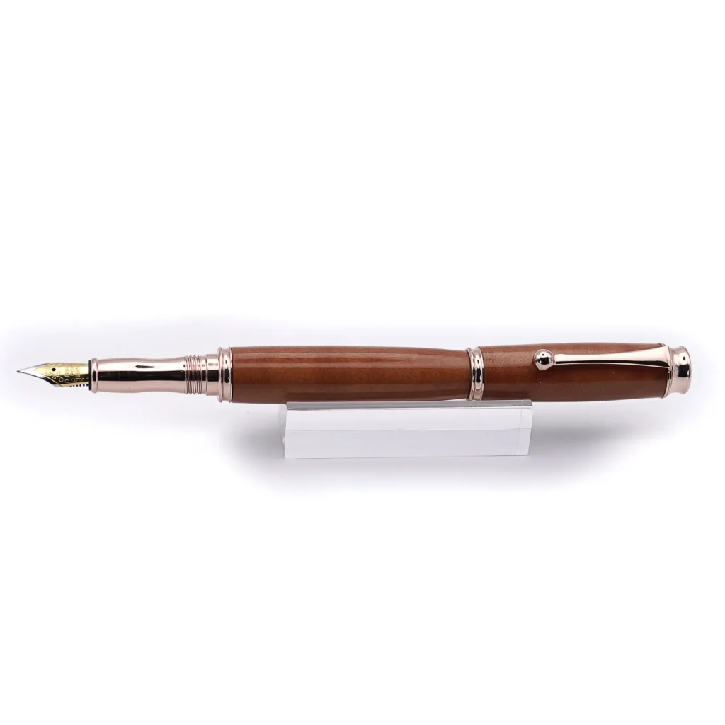 Pear Fountain Pen with Rose Gold Plated Fittings (1009)