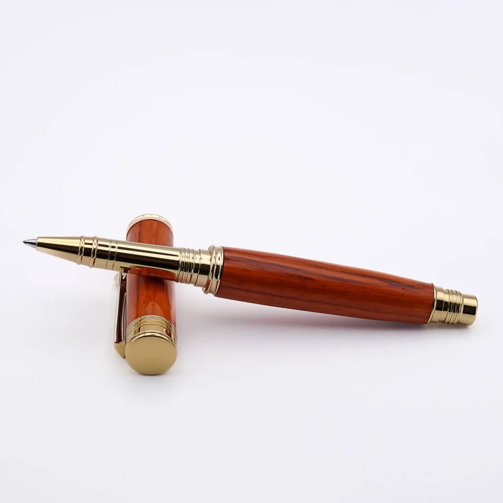 Padauk Rollerball Pen with Gold Plated Fittings (1011)