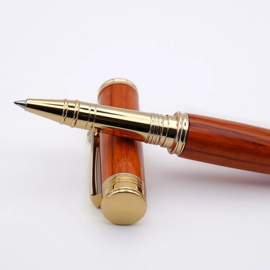 Padauk Rollerball Pen with Gold Plated Fittings (1011)
