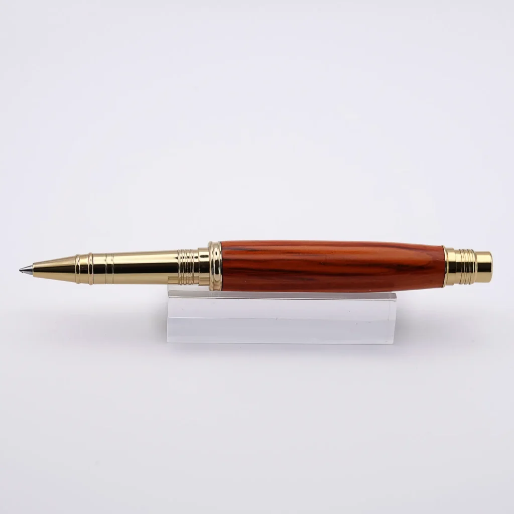 Padauk Rollerball Pen with Gold Plated Fittings (1011)