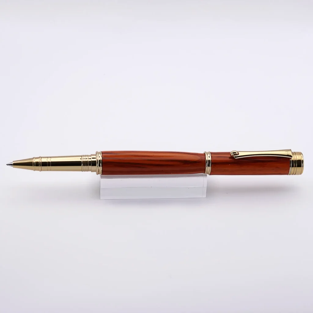 Padauk Rollerball Pen with Gold Plated Fittings (1011)