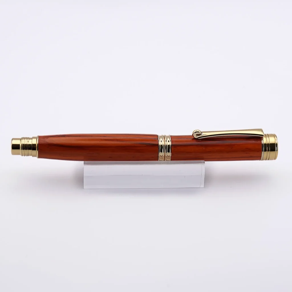 Padauk Rollerball Pen with Gold Plated Fittings (1011)