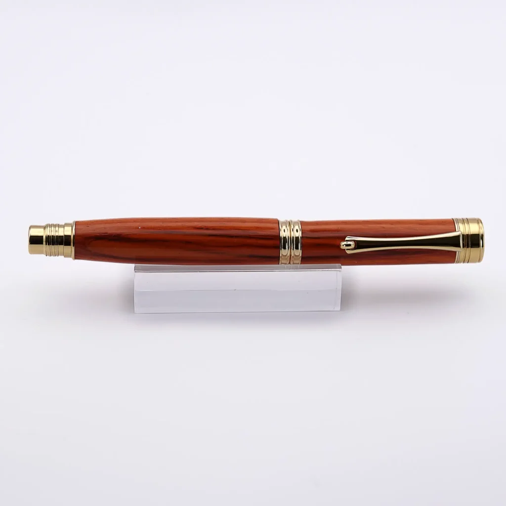 Padauk Rollerball Pen with Gold Plated Fittings (1011)