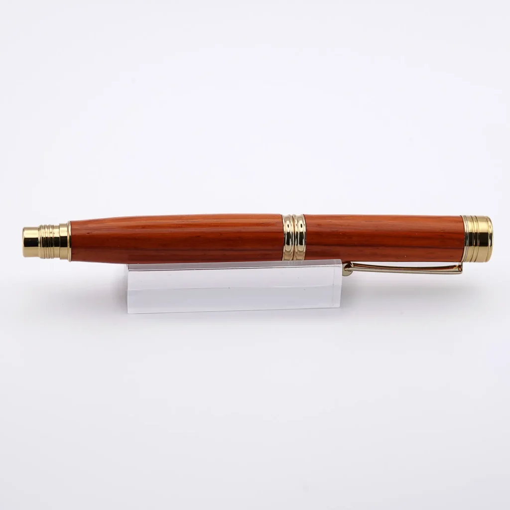 Padauk Rollerball Pen with Gold Plated Fittings (1011)