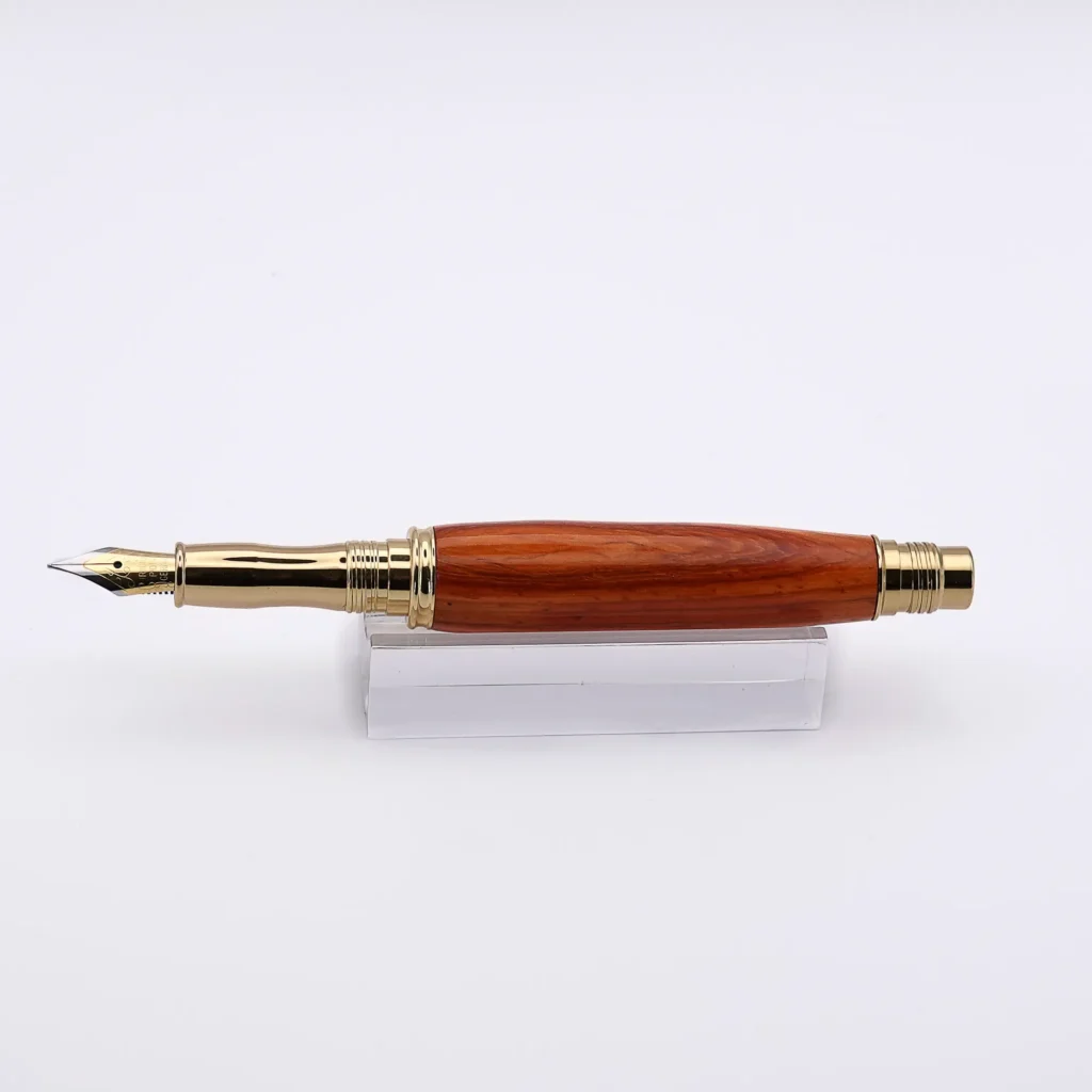 Padauk Fountain Pen with Gold Plated Fittings (1012)