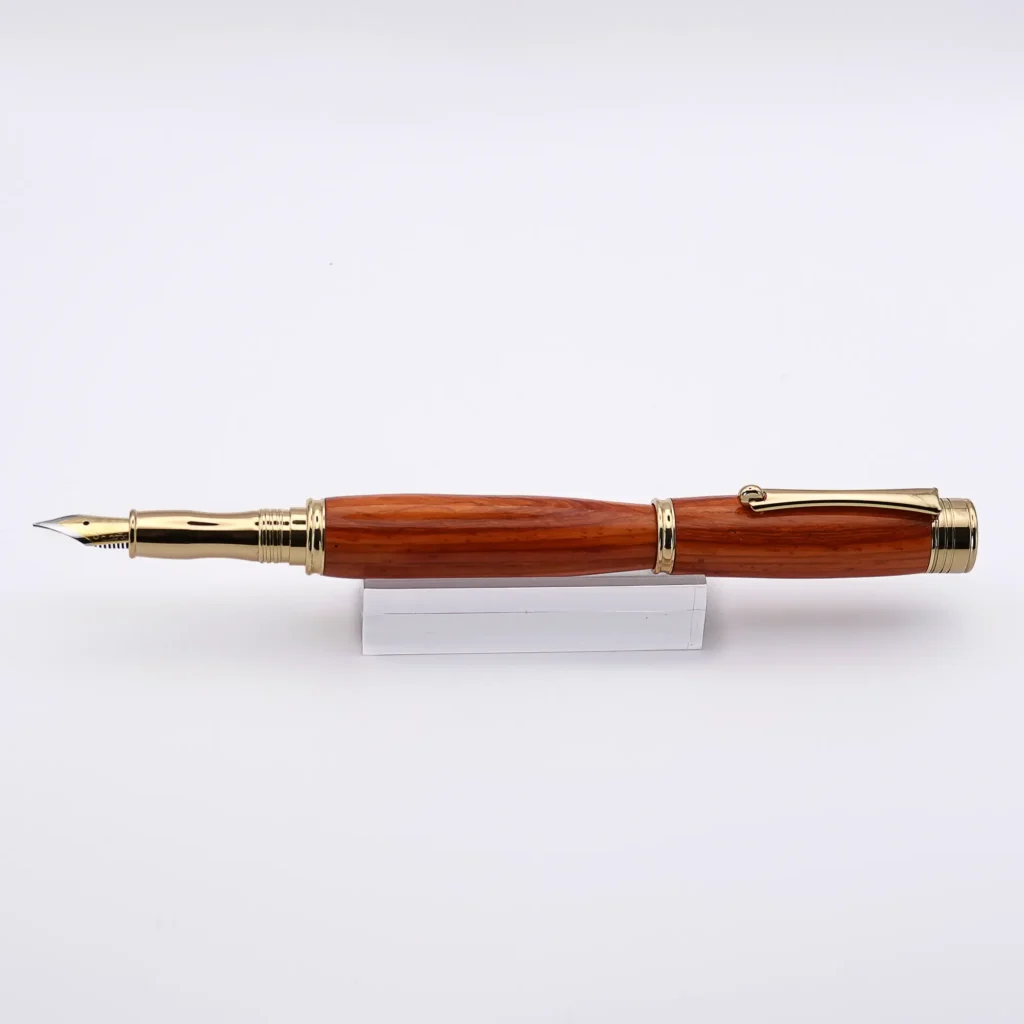 Padauk Fountain Pen with Gold Plated Fittings (1012)