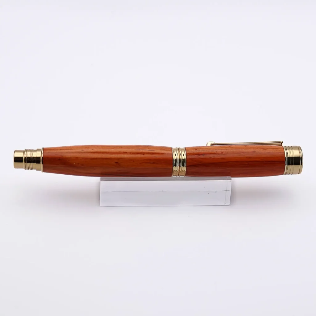 Padauk Fountain Pen with Gold Plated Fittings (1012)