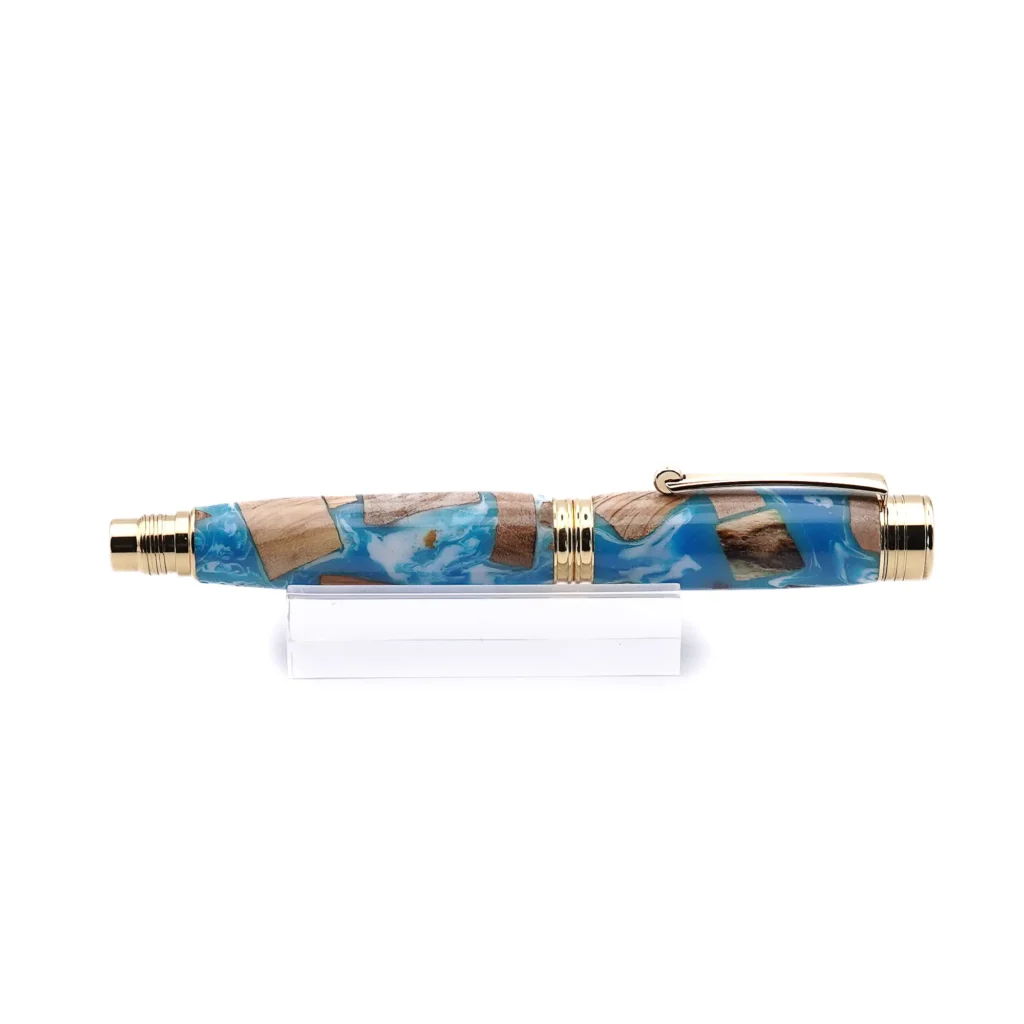 Driftwood Fountain Pen with Gold Plated Fittings (1034)