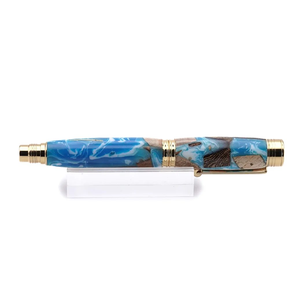 Driftwood Fountain Pen with Gold Plated Fittings (1034)