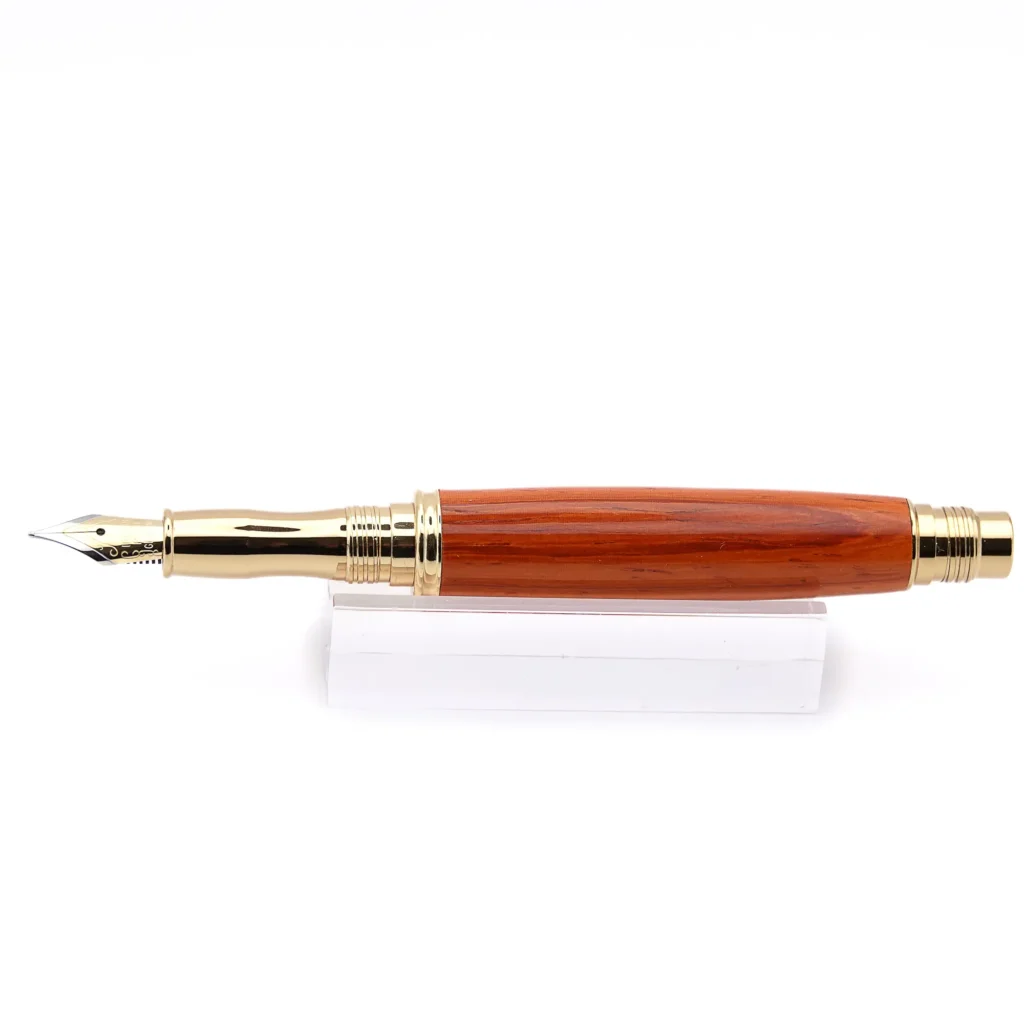 Padauk Fountain Pen with Gold Plated Fittings (1048)