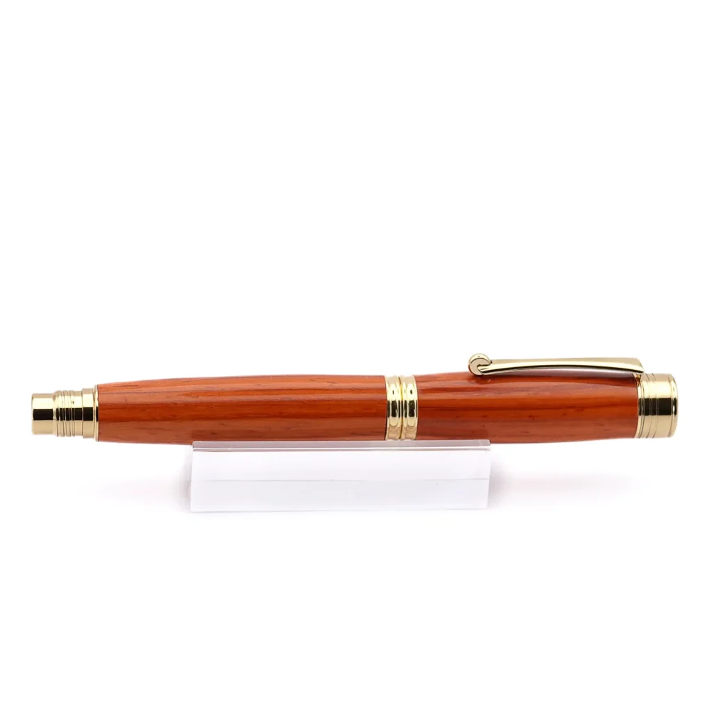 Padauk Fountain Pen with Gold Plated Fittings (1048)