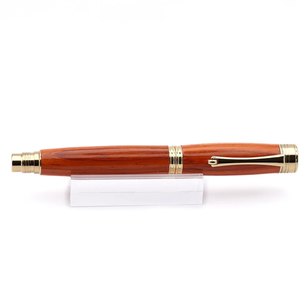 Padauk Fountain Pen with Gold Plated Fittings (1048)