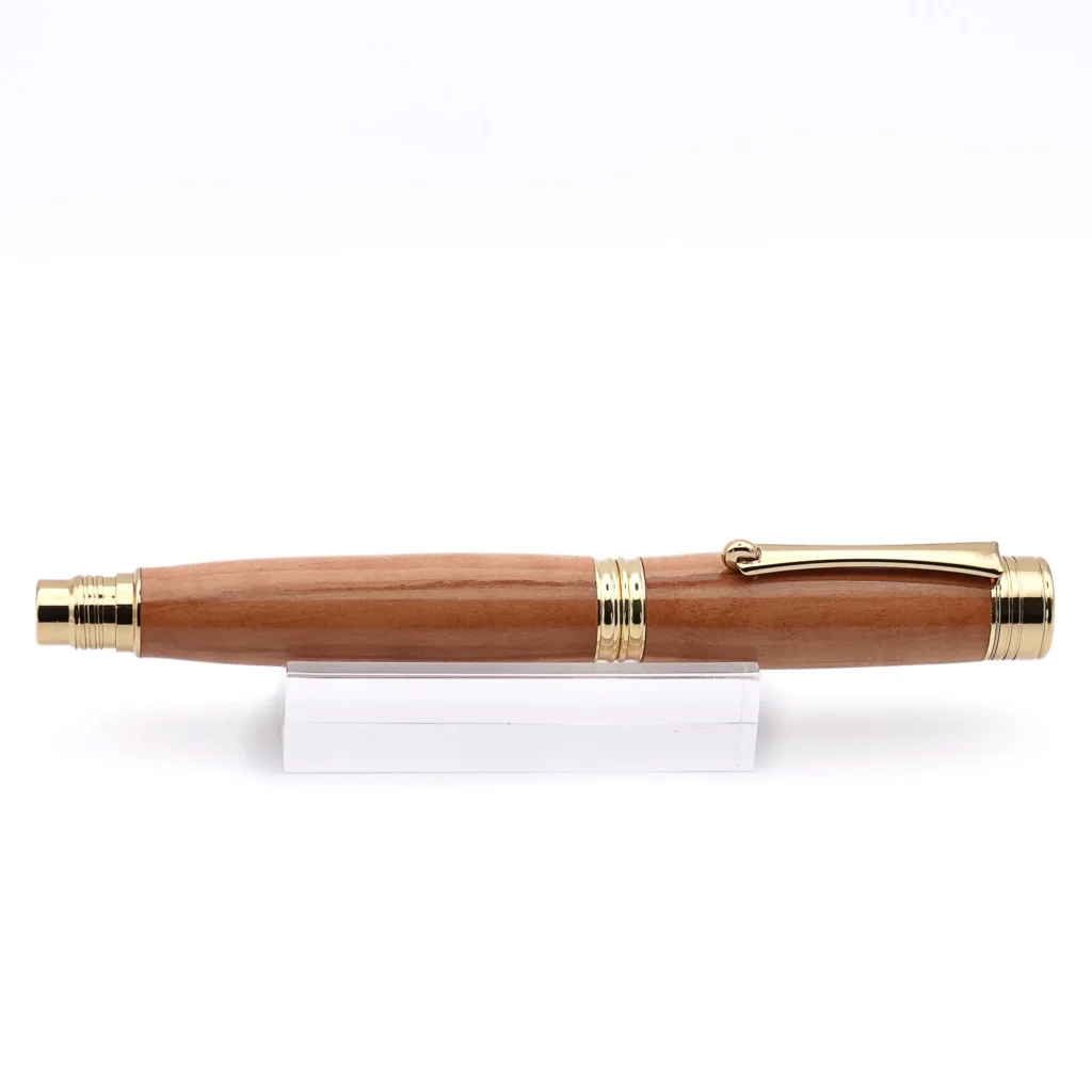 Apple Wood Fountain Pen with Gold Plated Fittings (1049)
