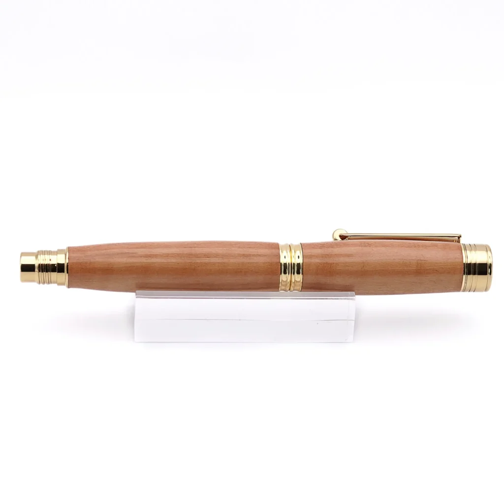 Apple Wood Fountain Pen with Gold Plated Fittings (1049)