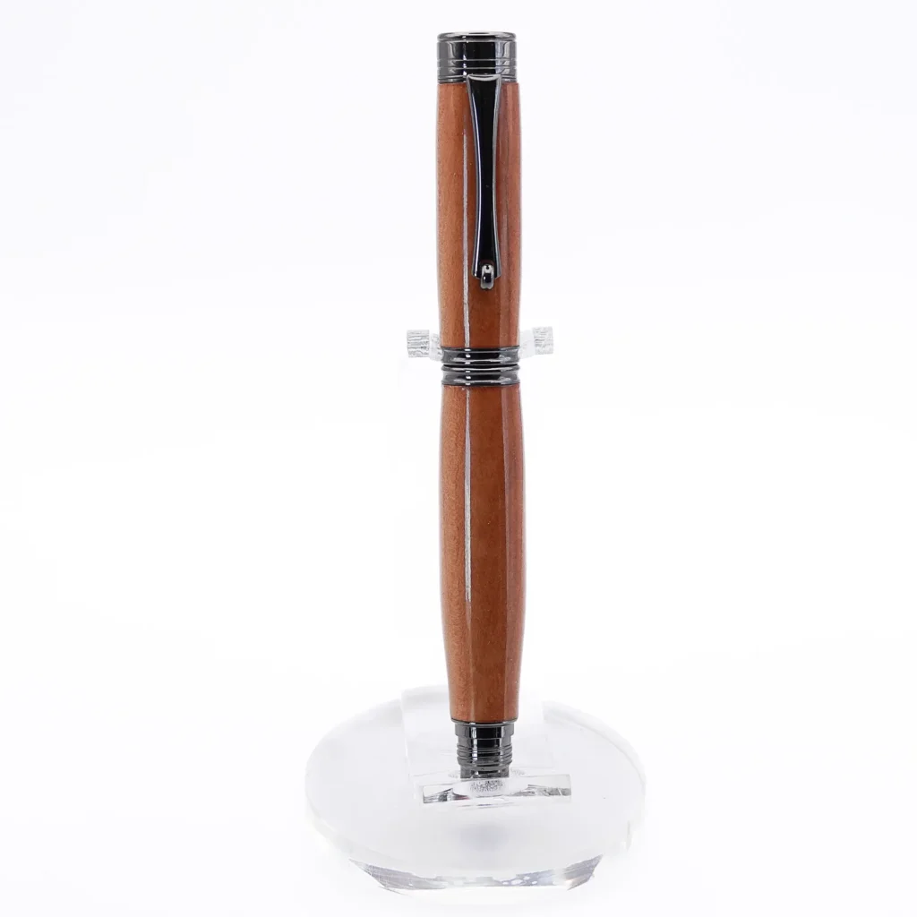 Apple Wood Fountain Pen with Gun Metal Fittings (1081)