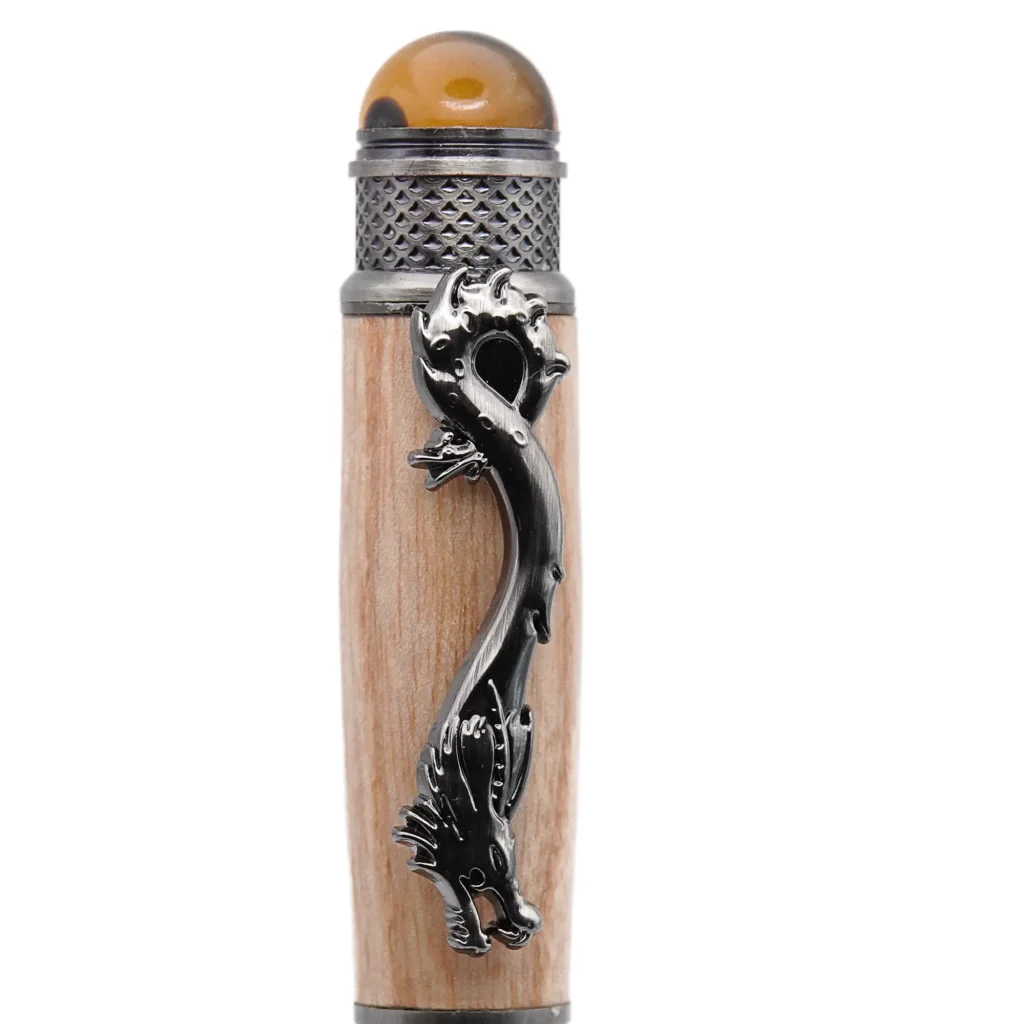 Dragon Fountain Pen with Antique Bronze Fittings (1095)