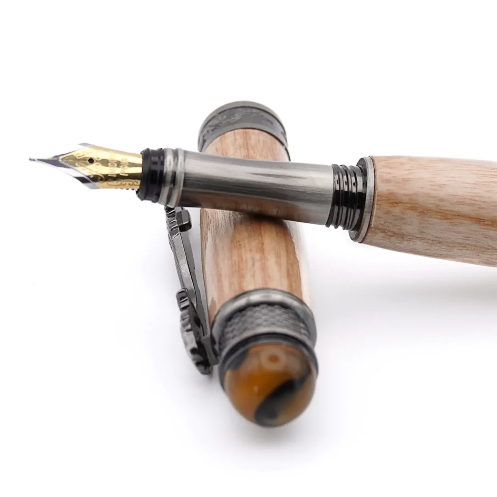 Dragon Fountain Pen with Antique Bronze Fittings (1095)