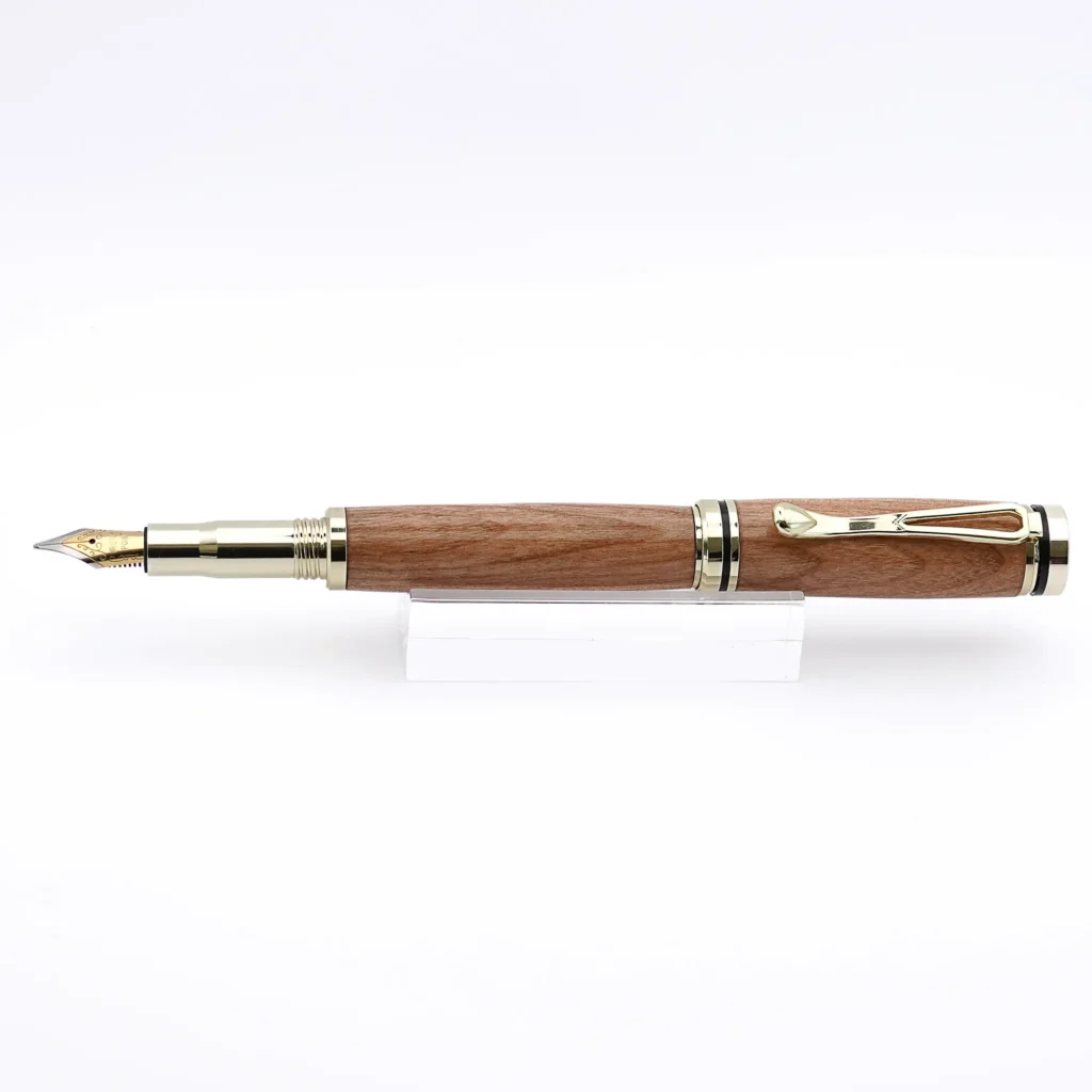 Black Cherry Fountain Pen with Gold Fittings (1096)