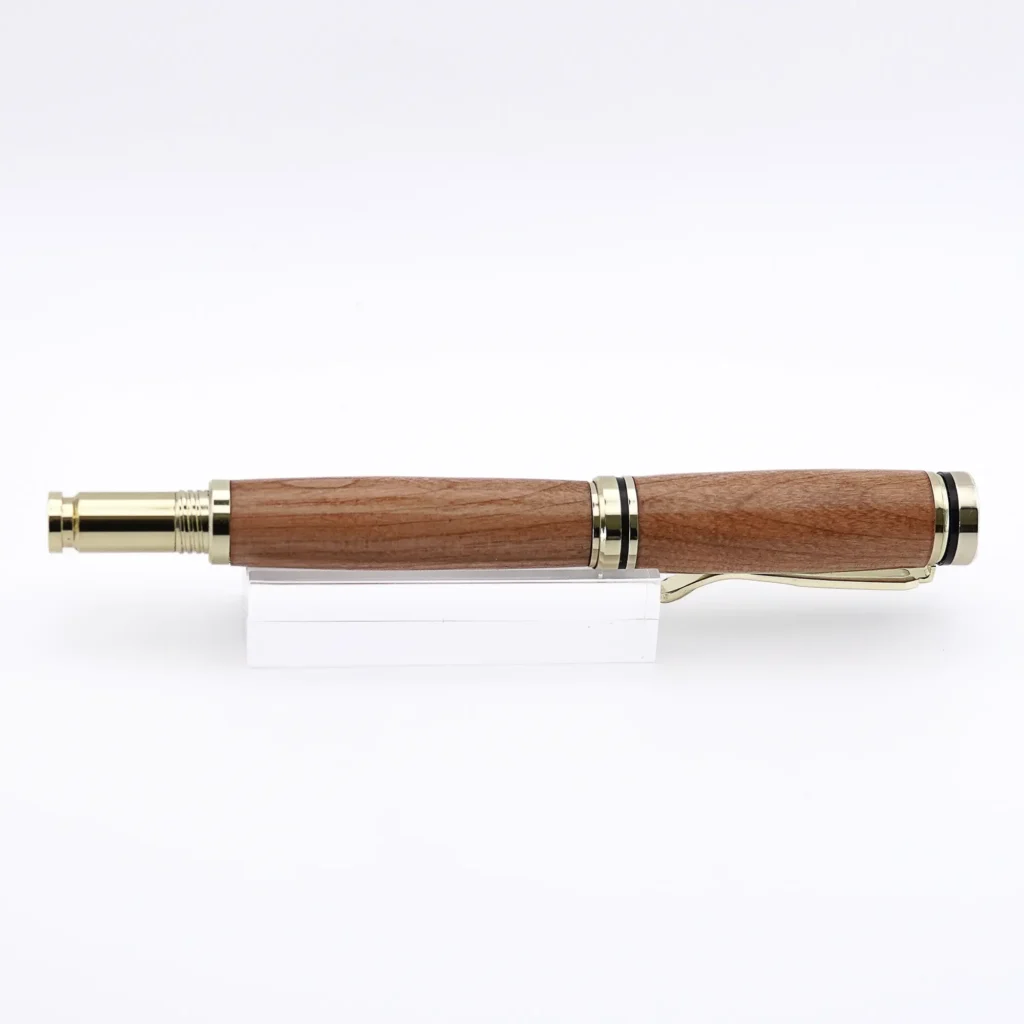 Black Cherry Fountain Pen with Gold Fittings (1096)