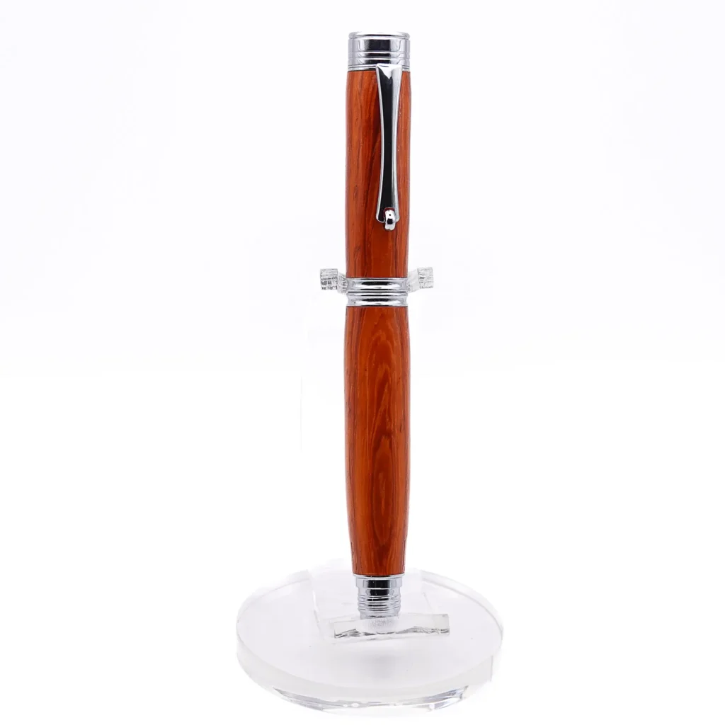 Padauk Fountain Pen with Chrome Plated Fittings (1097)