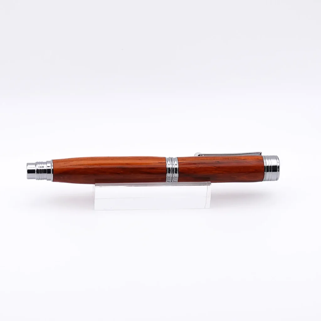 Padauk Fountain Pen with Chrome Plated Fittings (1097)