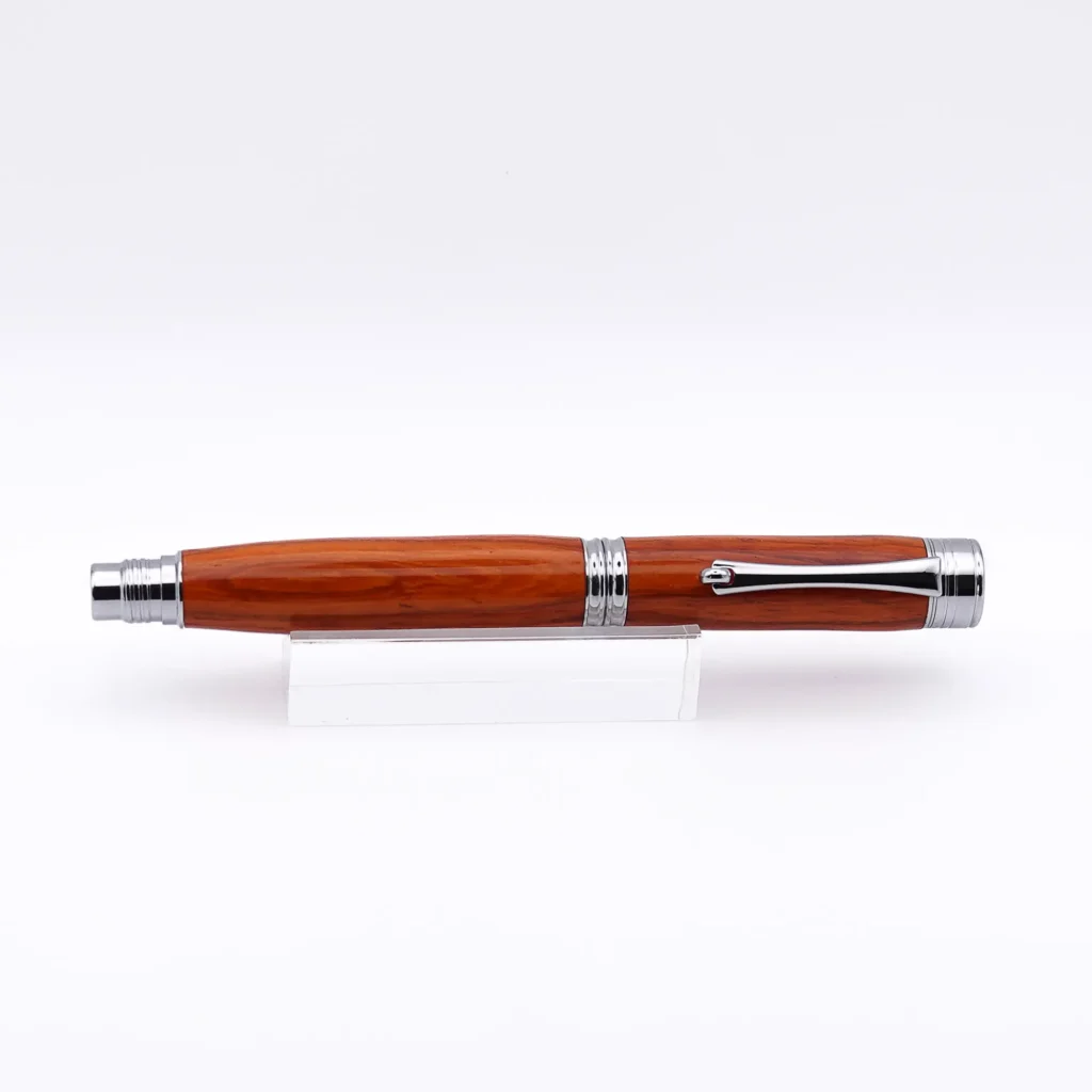 Padauk Fountain Pen with Chrome Plated Fittings (1097)